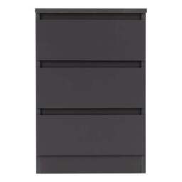 Walker 3 Drawer Bedside Table - thumbnail 2