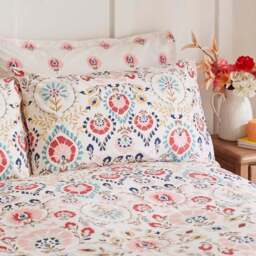 Hani 100% Cotton Duvet Cover and Pillowcase Set - thumbnail 2