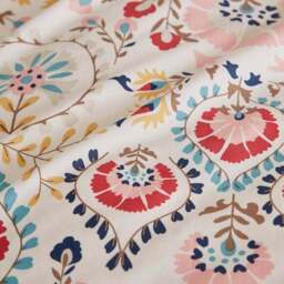 Hani 100% Cotton Duvet Cover and Pillowcase Set - thumbnail 5