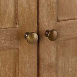 Giselle Double Wardrobe, Mango Wood - thumbnail 2