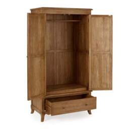 Giselle Double Wardrobe, Mango Wood - thumbnail 5
