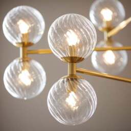 Vogue Esteban Art Deco 12 Light Adjustable Ceiling Light - thumbnail 2