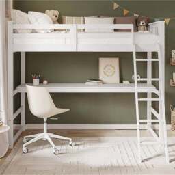 Jules Highsleeper Bed Frame With Desk - thumbnail 2