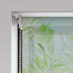 Tropical Maui Sheer Fire Retardant Made to Measure Roller Blind - thumbnail 4