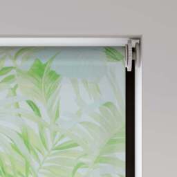 Tropical Maui Sheer Fire Retardant Made to Measure Roller Blind - thumbnail 5