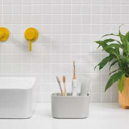ReBorn Large Bathroom Caddy & Toothbrush Holder - thumbnail 1