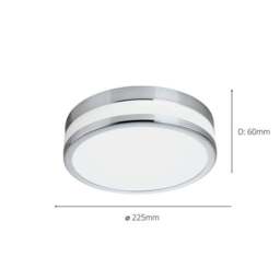EGLO Palermo 1 Light Bathroom LED Flush Ceiling Light - thumbnail 6