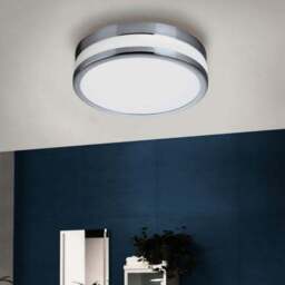 EGLO Palermo 1 Light Bathroom LED Flush Ceiling Light - thumbnail 3
