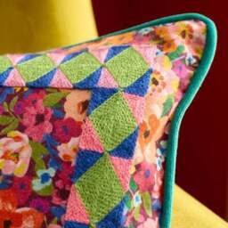 Sophie Robinson Darling Ditsy Cotton Rectangle Cushion - thumbnail 4