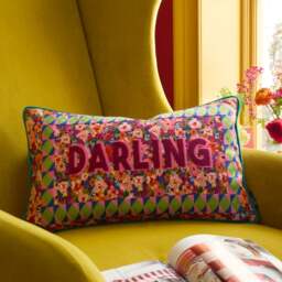 Sophie Robinson Darling Ditsy Cotton Rectangle Cushion