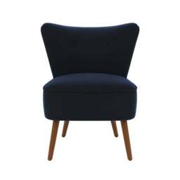 Eliza Velvet Cocktail Chair - thumbnail 3