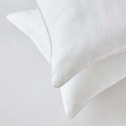 Hotel Pack of 2 Luxury Cotton Side Sleeper Pillows - thumbnail 4