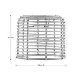 Emil Rattan Easy Fit Pendant Shade - thumbnail 4