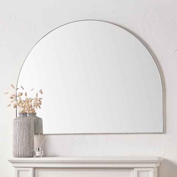 Wide Arched Overmantel Wall Mirror - image 1