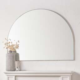 Wide Arched Overmantel Wall Mirror - thumbnail 1