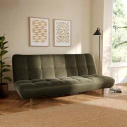 Tayla Velvet Clic Clac Sofa Bed