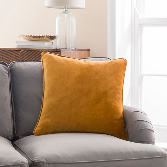 Clara Cotton Velvet Square Cushion