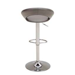 Knox Adjustable Height Swivel Bar Stool, Faux Leather - thumbnail 5