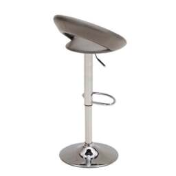 Knox Adjustable Height Swivel Bar Stool, Faux Leather - thumbnail 4