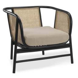 Desser Seoul Rattan Chair with Boucle Cushion - thumbnail 2