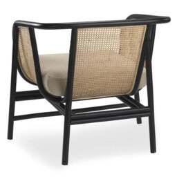 Desser Seoul Rattan Chair with Boucle Cushion - thumbnail 3