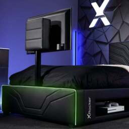 X Rocker Oracle Gaming TV Bed Frame with Neo Fibre LED - thumbnail 6