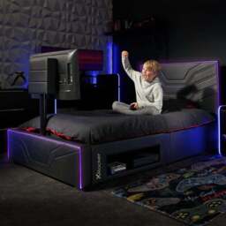 X Rocker Oracle Gaming TV Bed Frame with Neo Fibre LED - thumbnail 2