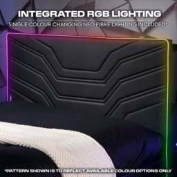 X Rocker Oracle Gaming TV Bed Frame with Neo Fibre LED - thumbnail 4