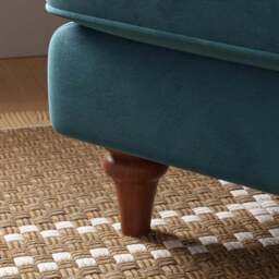 Beatrice II Velvet Snuggle Chair - thumbnail 4