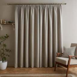 Churchgate Herringbone Striped Pencil Pleat Curtains - thumbnail 4