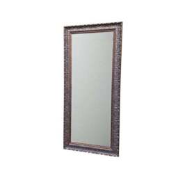 Yearn Carved Antique Bevelled Full Length Wall Mirror - thumbnail 3