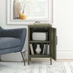Return - Bradford Metal Locker End Table - thumbnail 2