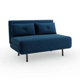 Phoebe Velvet Small Double 2 Seater Sofa Bed - thumbnail 6