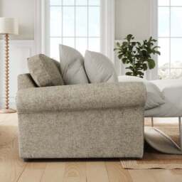Flori Chunky Chenille 2 Seater Sofa Bed - thumbnail 2