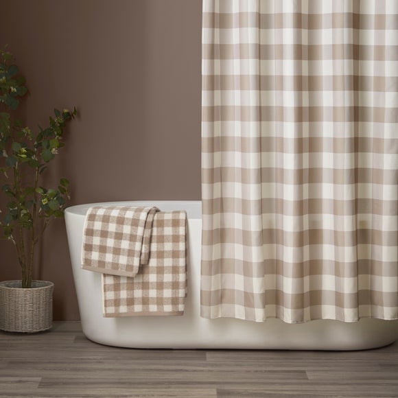 Country Gingham Shower Curtain - image 1