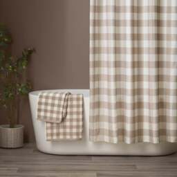 Country Gingham Shower Curtain - thumbnail 1