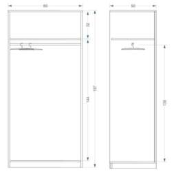 Holborn Double Wardrobe - thumbnail 3