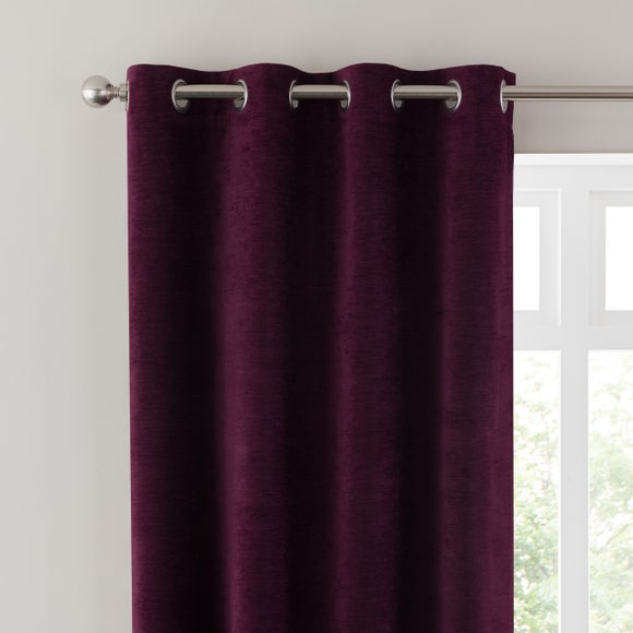 Genoa Chenille Blackout Eyelet Curtains - image 1