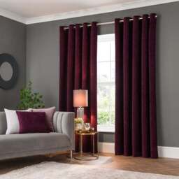 Genoa Chenille Blackout Eyelet Curtains - thumbnail 2
