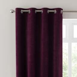 Genoa Chenille Blackout Eyelet Curtains - thumbnail 1