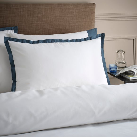 Hotel Portchester 230 Thread Count 100% Cotton Sateen Oxford Pillowcase - image 1