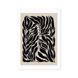 East End Prints Beige & Black Botanical Print - thumbnail 2