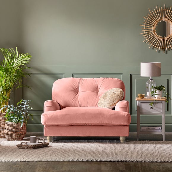 Martha Vintage Velvet Snuggle Chair - image 1