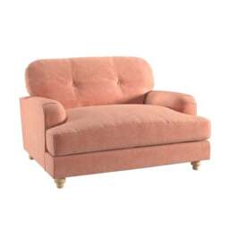 Martha Vintage Velvet Snuggle Chair - thumbnail 3