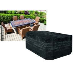 6 Seater Rectangular Garden Furniture Set Super Tough Cover - thumbnail 2