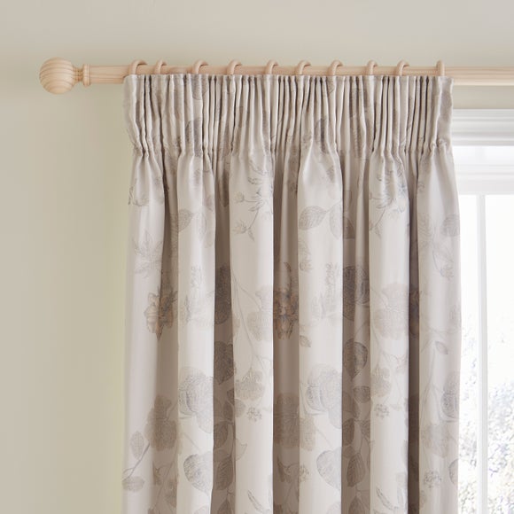 Dorma Banbury Jacquard Polycotton Blackout Pencil Pleat Curtains - image 1