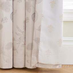 Dorma Banbury Jacquard Polycotton Blackout Pencil Pleat Curtains - thumbnail 4