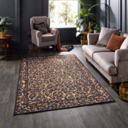 Laurence Llewelyn-Bowen Leopard Black Rug - thumbnail 6