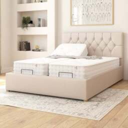 Olivier Eire Linen Adjustable Bed - thumbnail 2