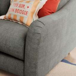 Hattie Tonal Plush Chenille Corner Chaise Sofa - thumbnail 6
